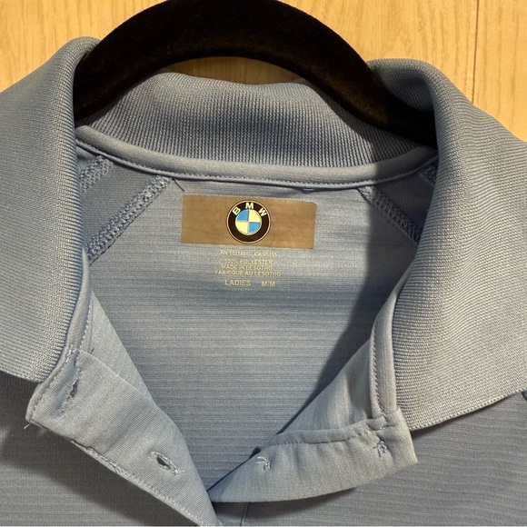 Women’s Blue BMW Collard Shirt, BMW logo- M - Picture 3 of 5